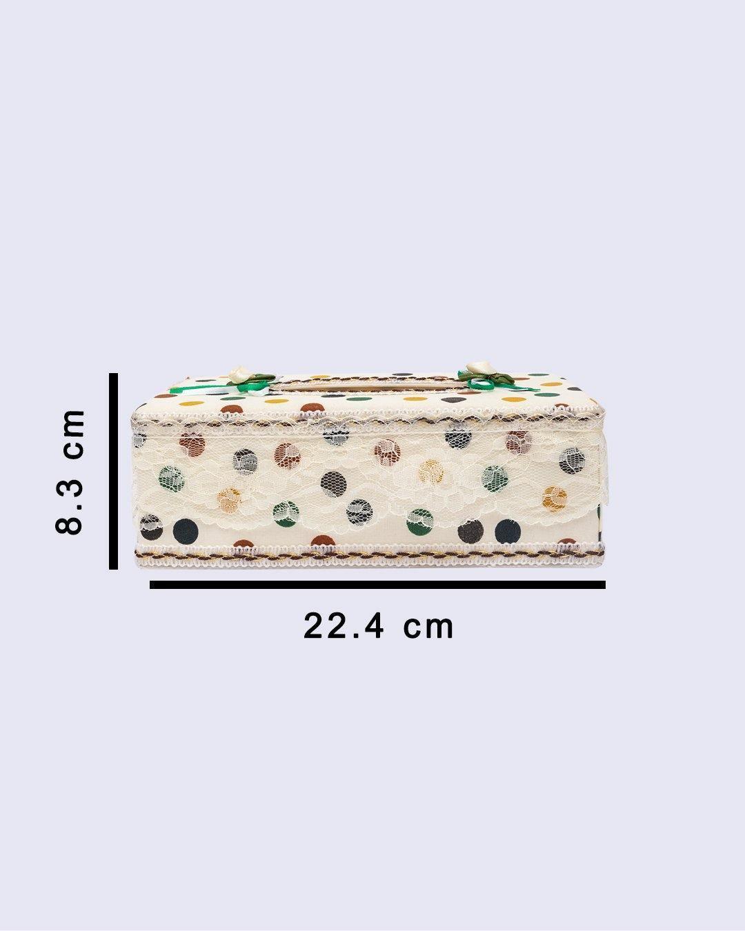 Tissue Box, Modern Design, Cream Colour, Plastic - MARKET99