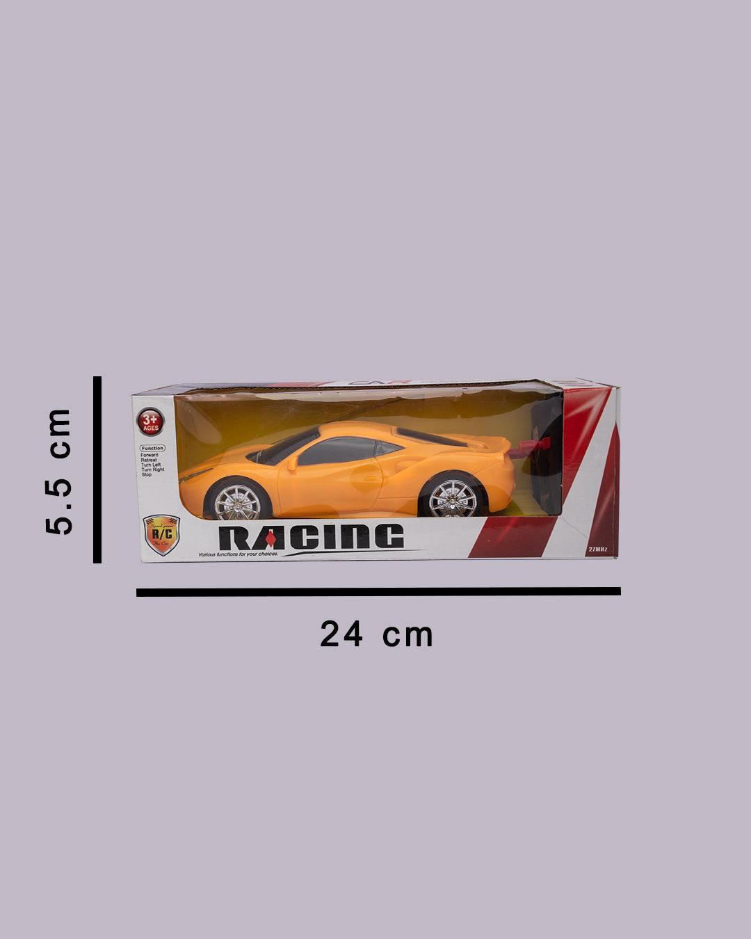 Toy Car with Remote Controller, Remote Control Car, Yellow, Plastic - MARKET99