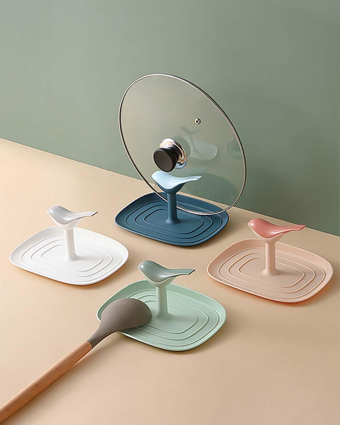 Lid Holder, for Fashion Accessories, White, Plastic - MARKET99