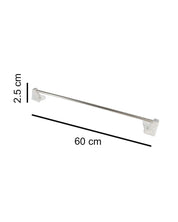 Towel Rail, Silver, Plastic - MARKET99