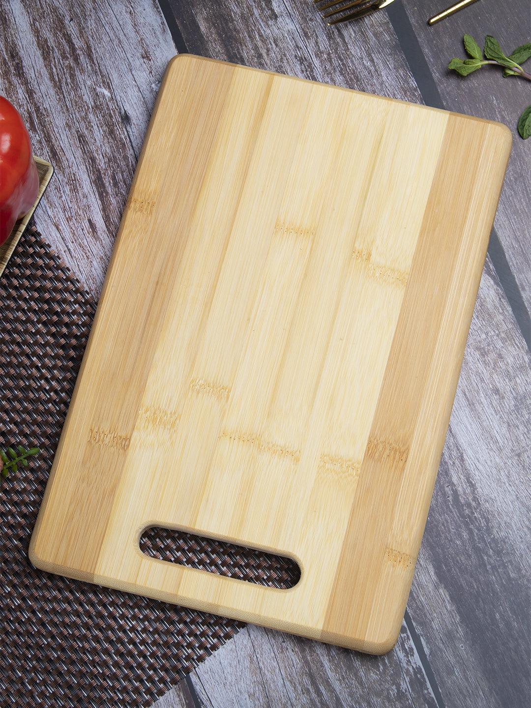 Bamboo, Chopping Board, Plain, Wooden : Finish, Multicolor