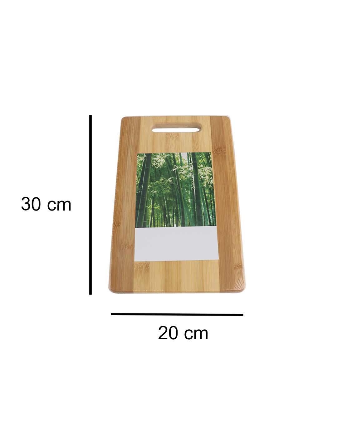 Bamboo, Chopping Board, Plain, Wooden : Finish, Multicolor