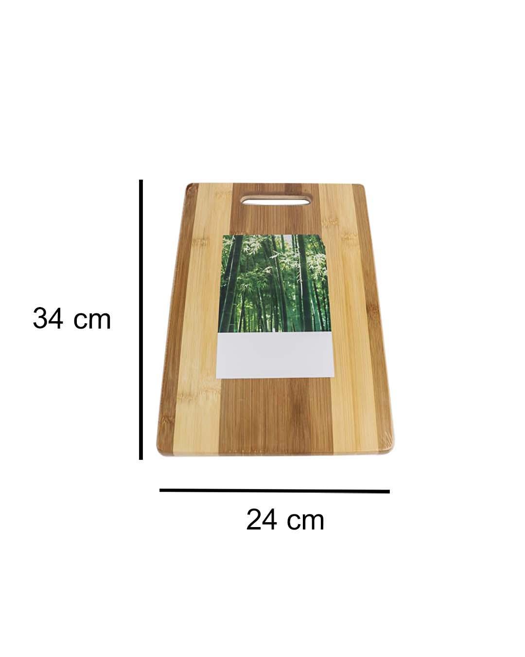 Bamboo, Chopping Board, Plain, Wooden : Finish, Multicolor