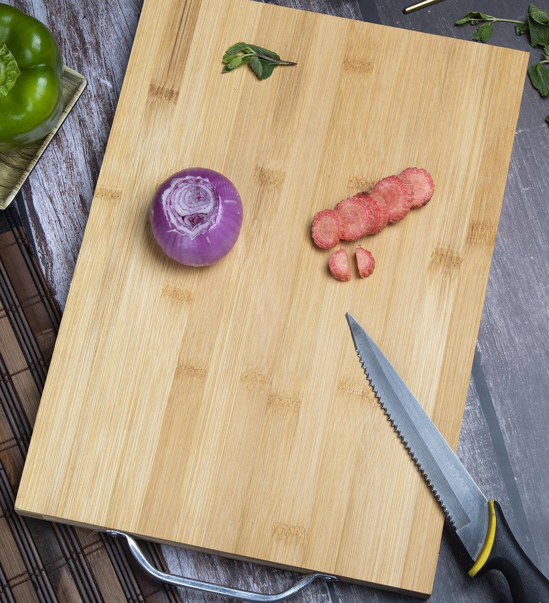 Bamboo, Chopping Board, Plain, Wooden : Finish, Multicolor