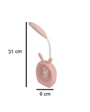 Bunny Kids Study Lamp, Peach, Plastic & Iron - MARKET99