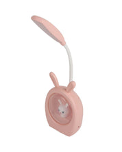 Bunny Kids Study Lamp, Peach, Plastic & Iron - MARKET99