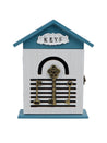 Blue & White Wood House Key Organizer Box - 3