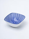 Blue Ceramic Dish, Pack Of 3 - Geometric Pattern, Serveware - 5