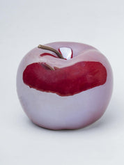 Ceramic Apple sculpture - Red, Décor Ornament - 3