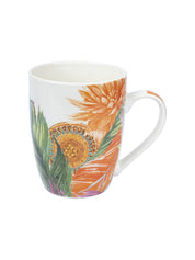 Ceramic Coffee Mug With Lid - Multi, 420 Ml - MARKET 99