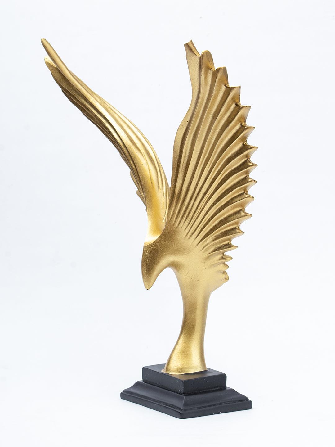 Decorative Golden Wings Statue Home & Office Décor 22CM - 3