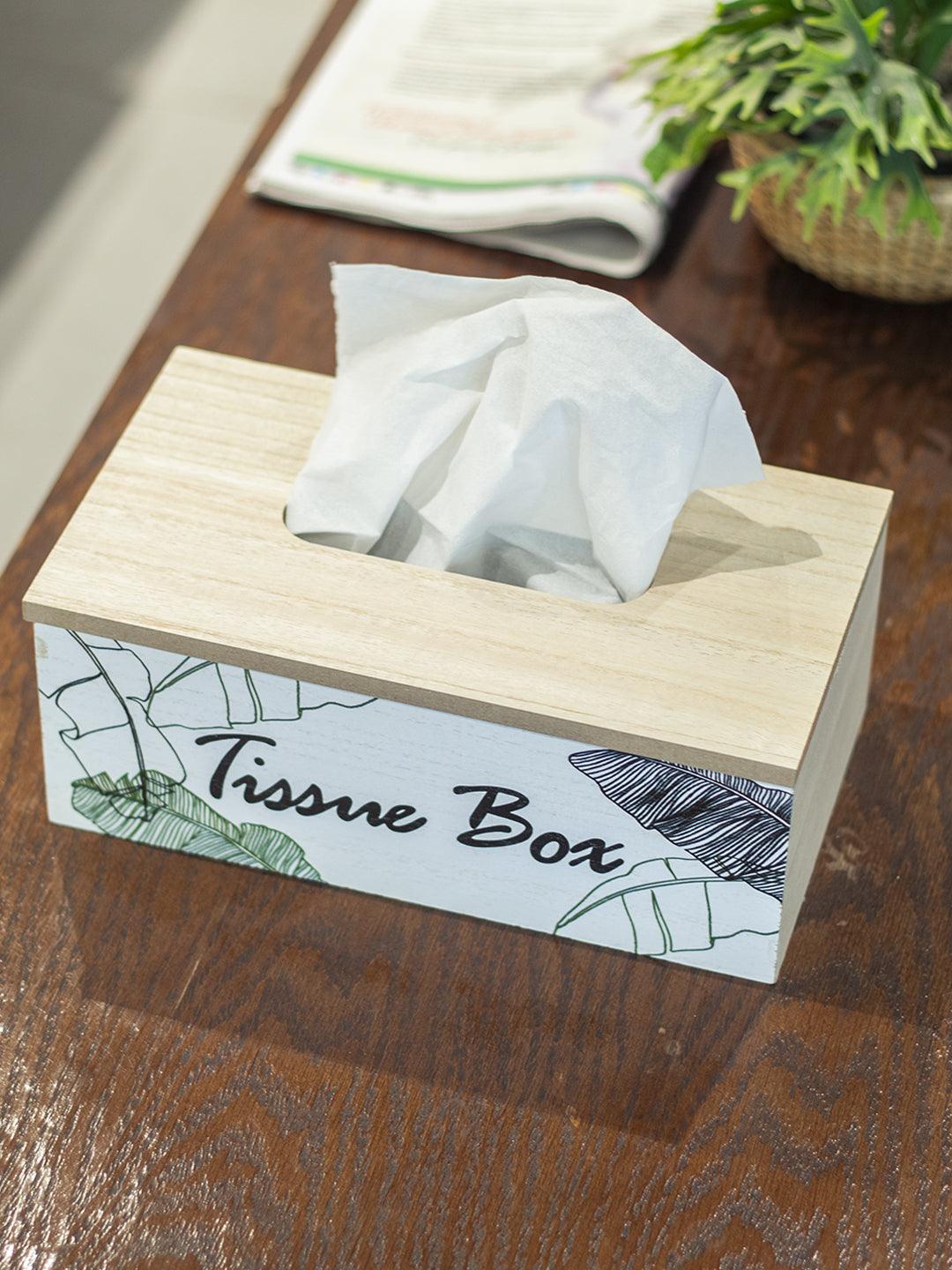 Exquisite Beige Tissue Holder Box - 1