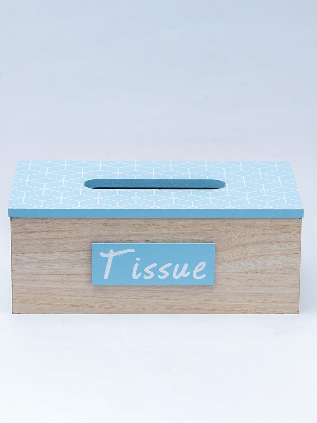 Exquisite Blue Tissue Holder Box - 2