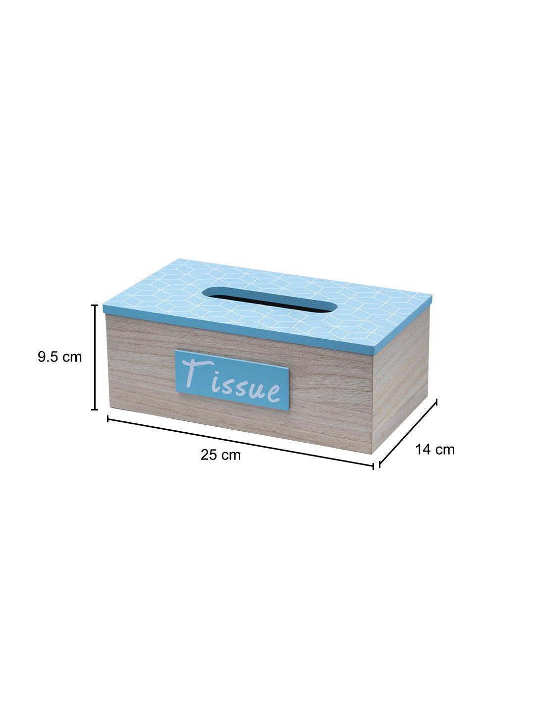 Exquisite Blue Tissue Holder Box - 6