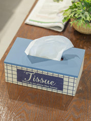 Exquisite Blue Tissue Holder Box For Home - 1