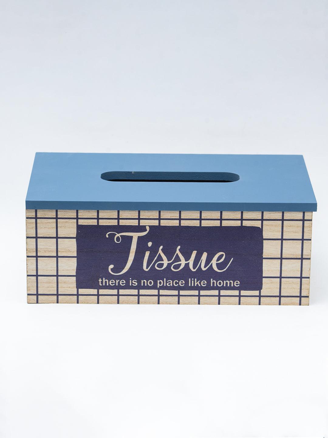 Exquisite Blue Tissue Holder Box For Home - 3