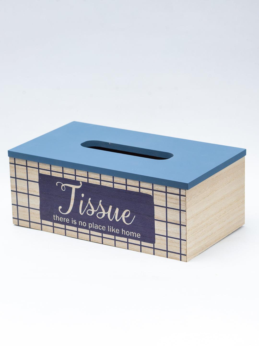 Exquisite Blue Tissue Holder Box For Home - 4