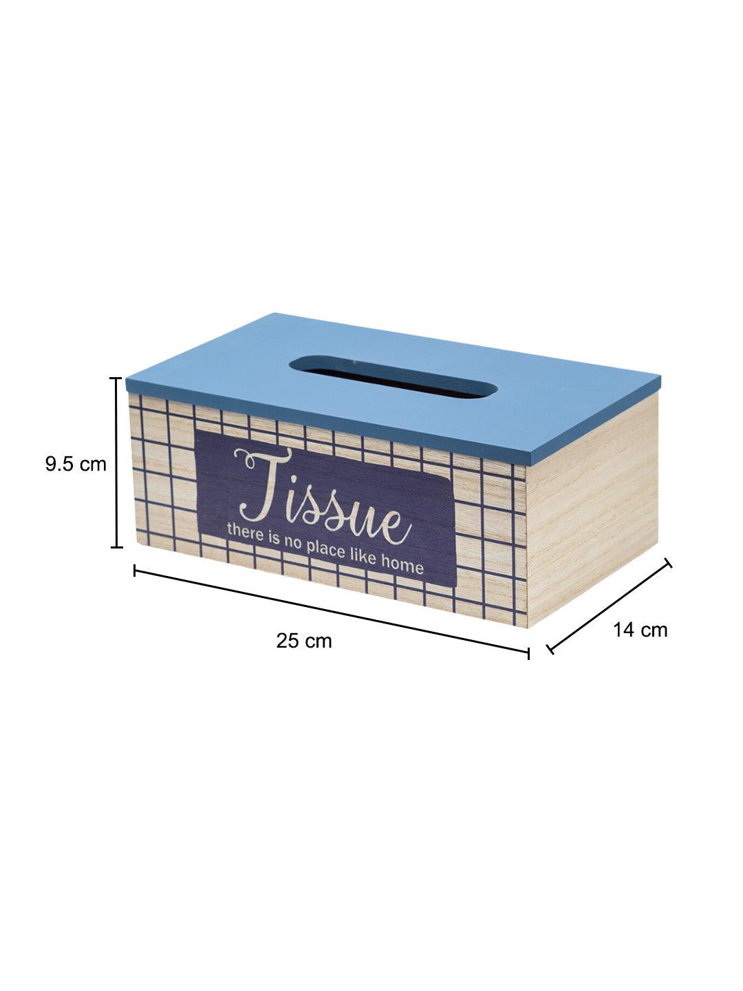 Exquisite Blue Tissue Holder Box For Home - 6