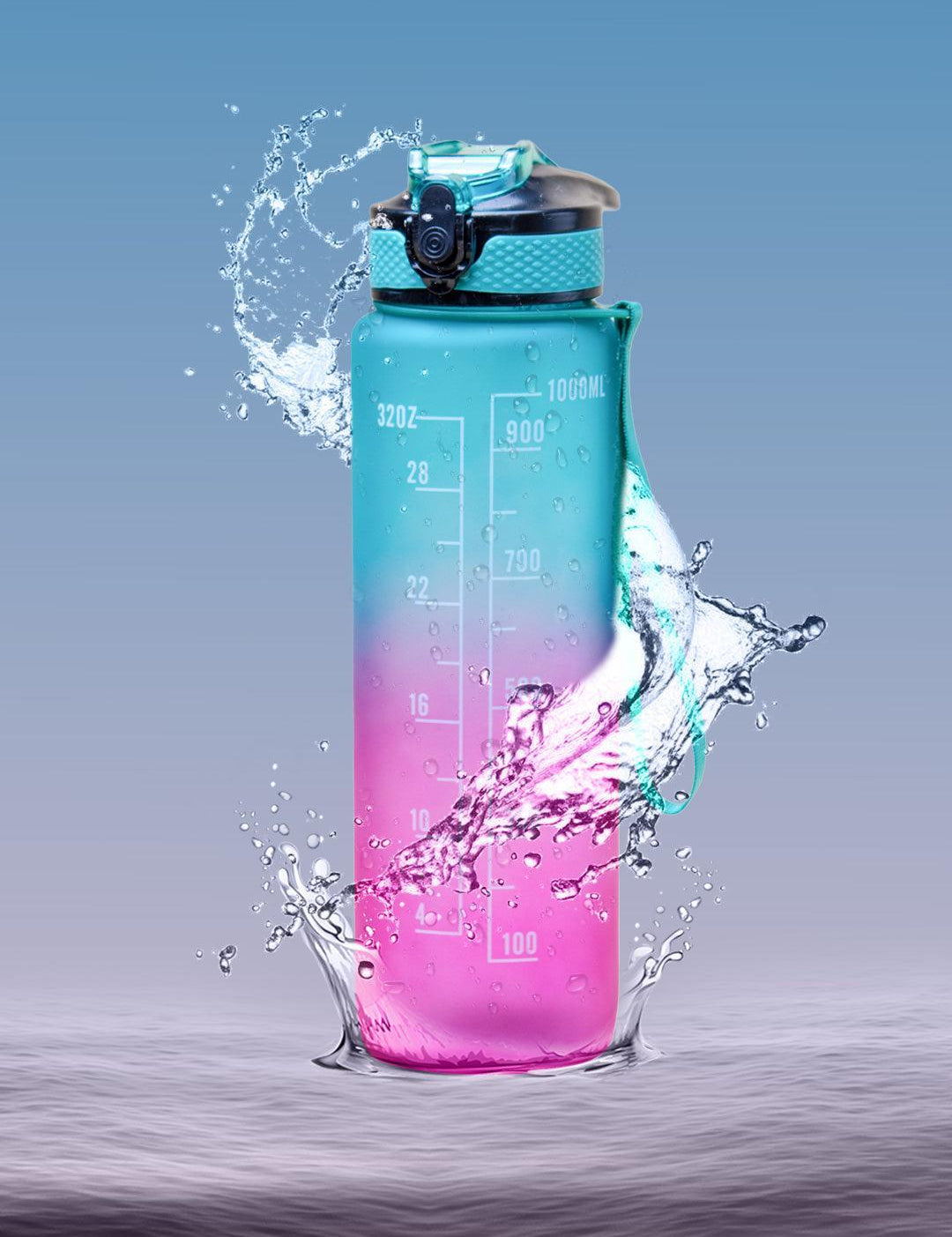 Gradiant Prints Plastic Water Bottle 1000mL - 1