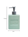 Green Ceramic Liquid Soap Dispenser - Plain, Bath Accessories - 6
