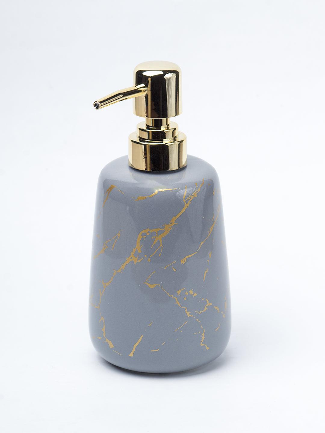 Buy Off White Ceramic Liquid Soap Dispenser - Stone Finish, Bath  Accessories at the best price on Monday, February 26, 2024 at 8:43 am +0530  with latest offers in India. Get Free