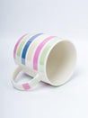Horizontal Stripes Pattern Coffee Mug - 350mL, Multi - MARKET 99