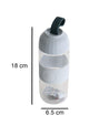 Little Princess Water Bottle with String, Grey, Plastic, 420 mL - MARKET 99