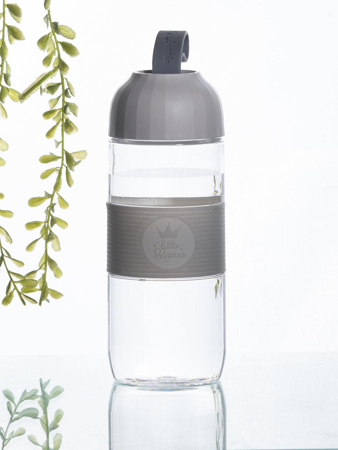 Little Princess Water Bottle with String, White, Plastic, 420 mL - MARKET 99
