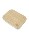 Market99 Borosillicate Glass Food Storage Container With Bamboo Lid - 1004mL - MARKET 99