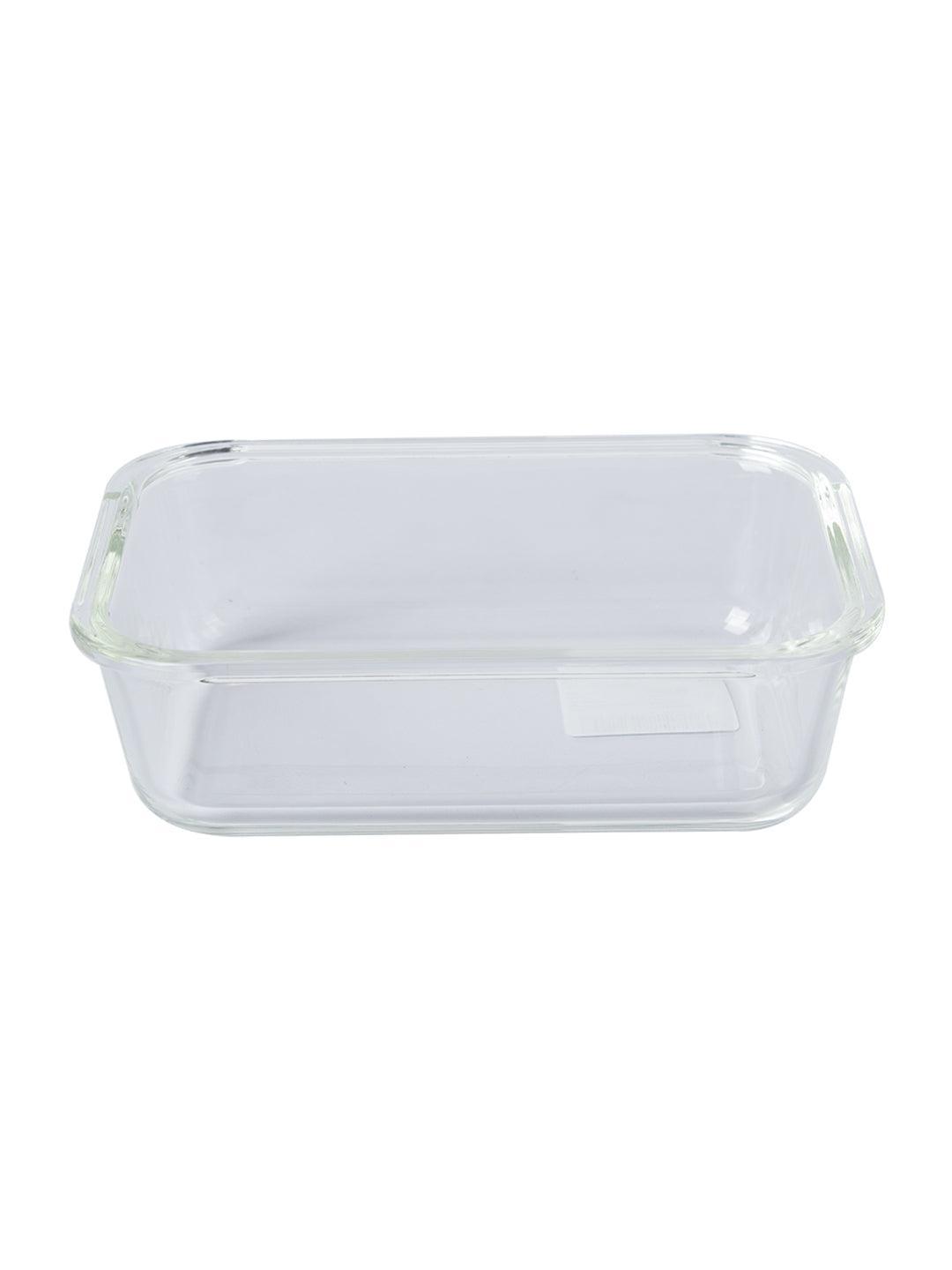 Market99 Borosillicate Glass Food Storage Container With Bamboo Lid - 1004mL - MARKET 99