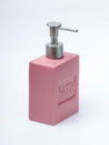 Maroon Ceramic Liquid Soap Dispenser - Plain, Bath Accessories - 4