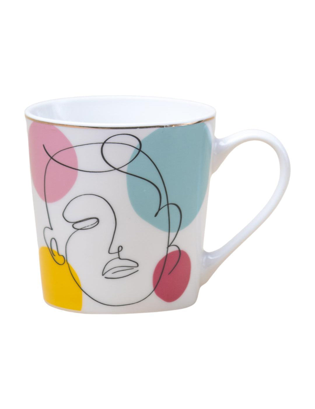 Multicolor Ceramic Coffee Mug 450 Ml - Abstract, Cups & Mugs - 2