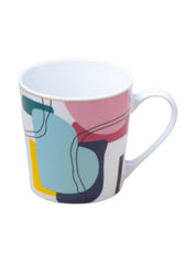 Multicolor Ceramic Coffee Mug 450 Ml - Abstract Cups & Mugs - 3