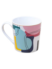 Multicolor Ceramic Coffee Mug 450 Ml - Abstract Cups & Mugs - 4