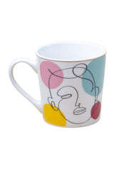 Multicolor Ceramic Coffee Mug 450 Ml - Abstract, Cups & Mugs - 5