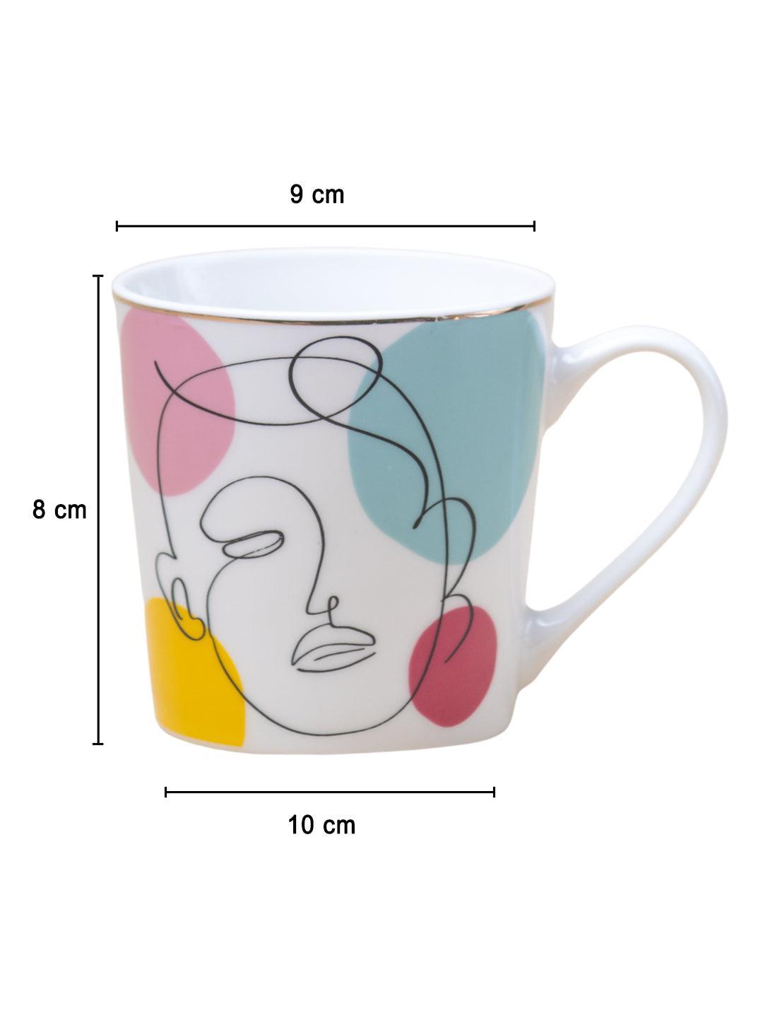 Multicolor Ceramic Coffee Mug 450 Ml - Abstract, Cups & Mugs - 6