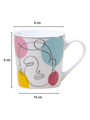 Multicolor Ceramic Coffee Mug 450 Ml - Abstract, Cups & Mugs - 6