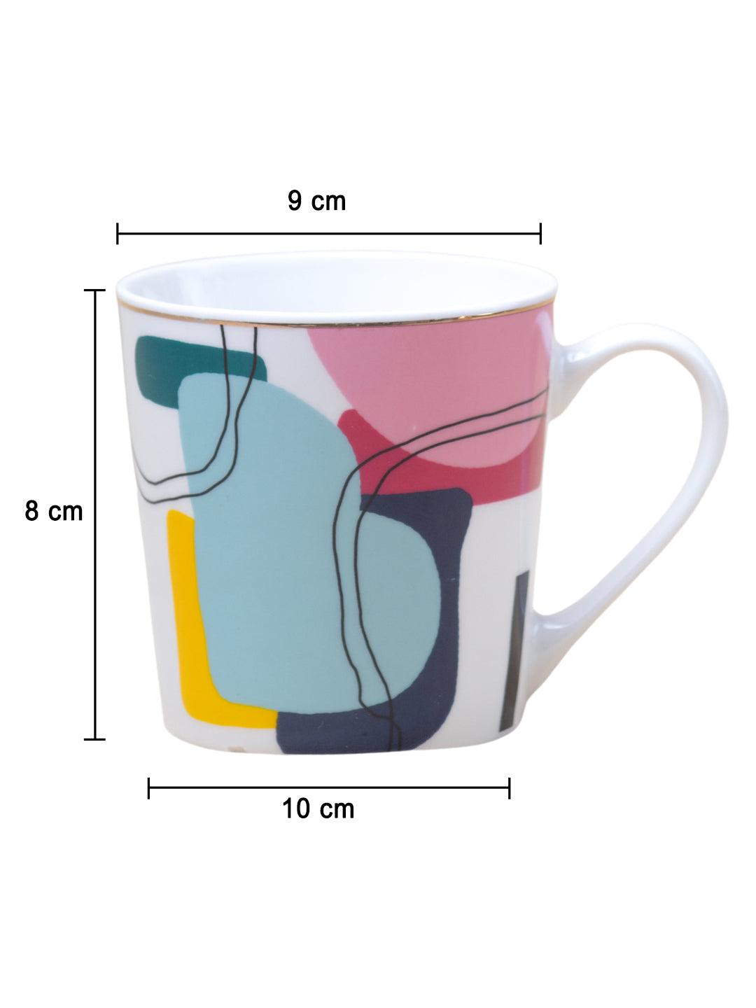 Multicolor Ceramic Coffee Mug 450 Ml - Abstract Cups & Mugs - 6