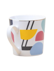 Multicolor Ceramic Coffee Mug 450 Ml - Abstract Pattern, Cups & Mugs - 3