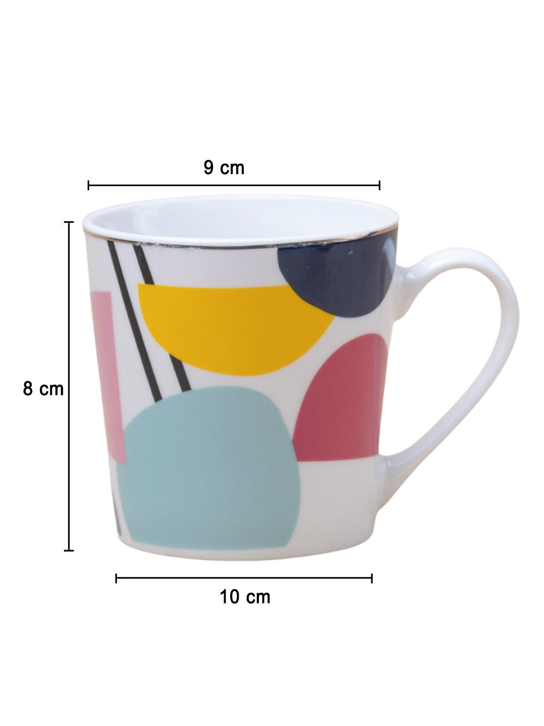 Multicolor Ceramic Coffee Mug 450 Ml - Abstract Pattern, Cups & Mugs - 5