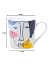 Multicolor Ceramic Coffee Mug 450 Ml - Face Sketch, Cups & Mugs - 5