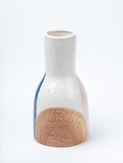 Multicolor Ceramic Vase - Abstract Design Flower Holder - 3