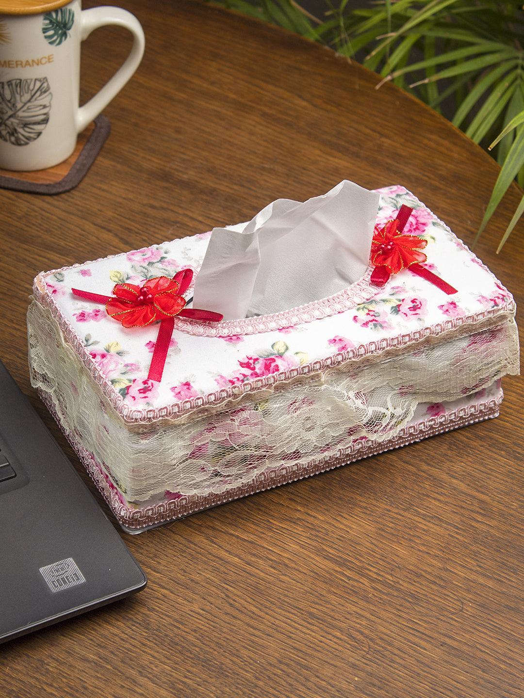 Pink Tissue Box - 22.4 X 12.4 X 8.3Cm - MARKET 99