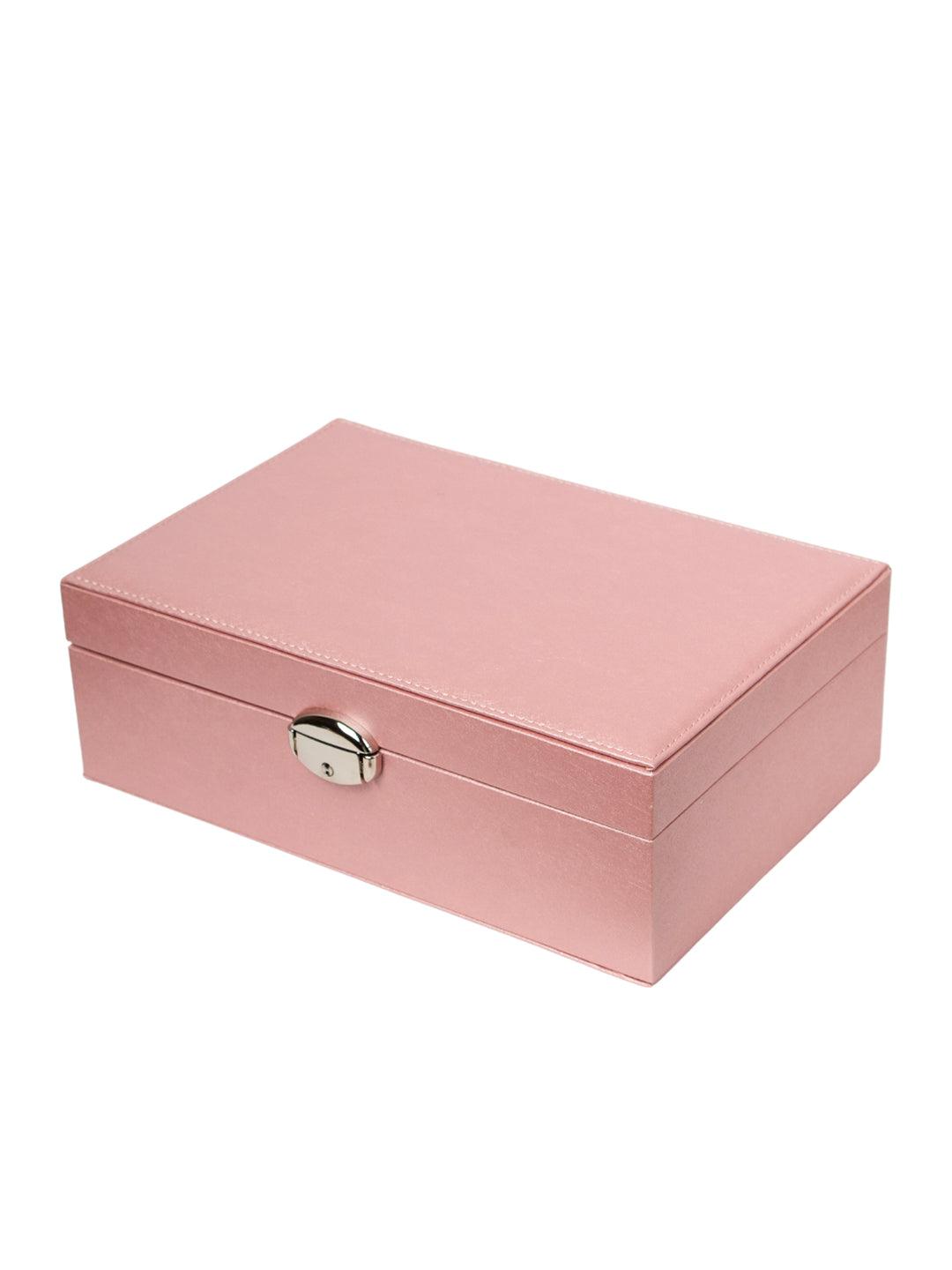 Premium Pink Jewelry Storage Organizer