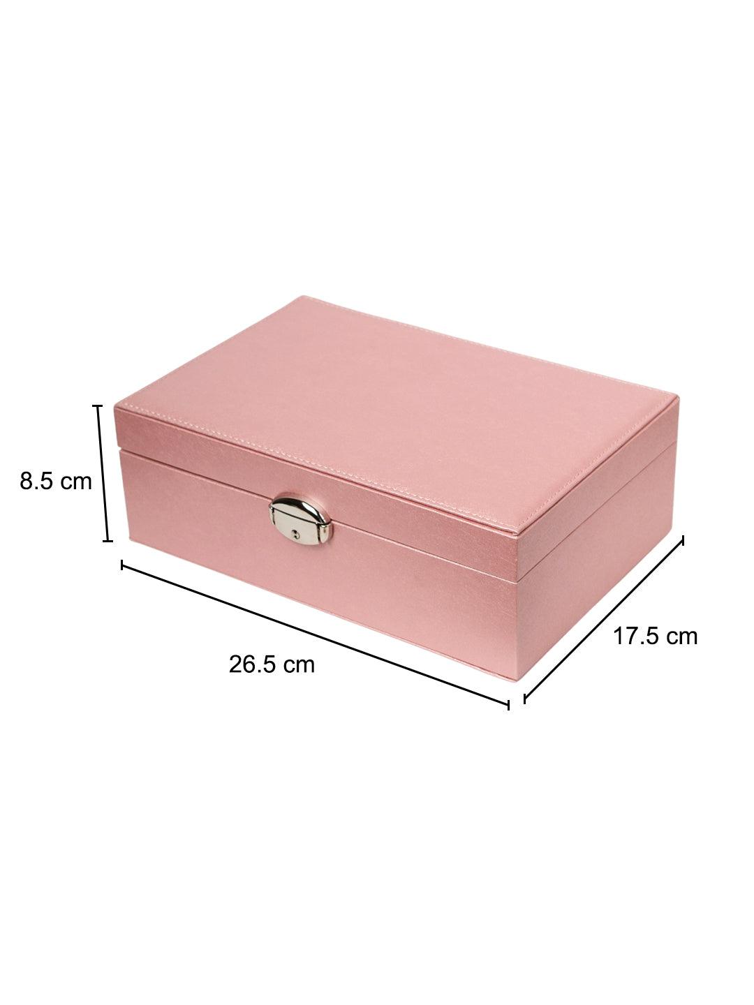 Premium Pink Jewelry Storage Organizer