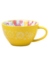 Stylish Ceramic Cup - Yellow, 400ml - 3
