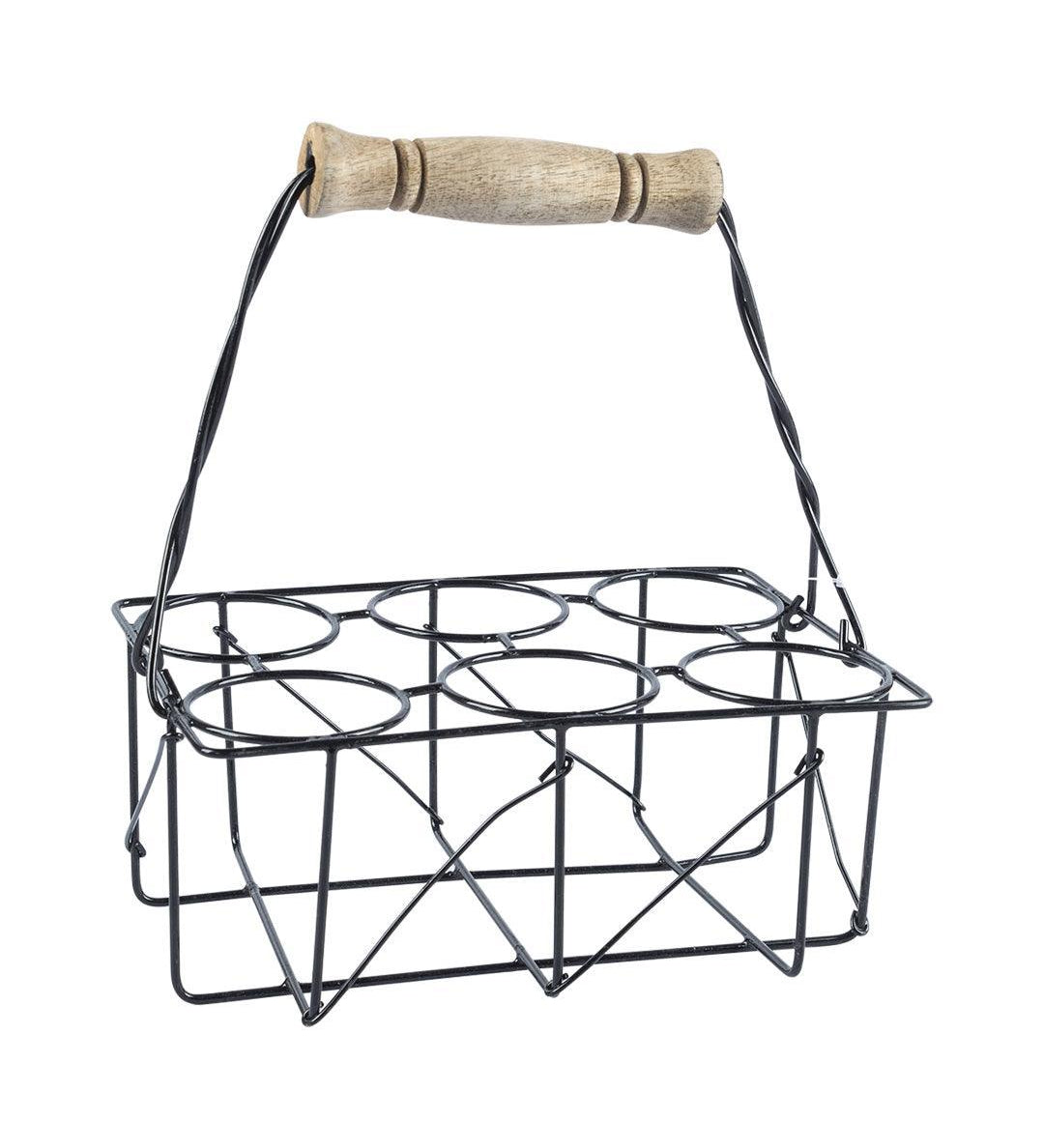 Black Tea Stand With Glasses