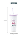 Travel Sipper Cups -White, 400ml - 6