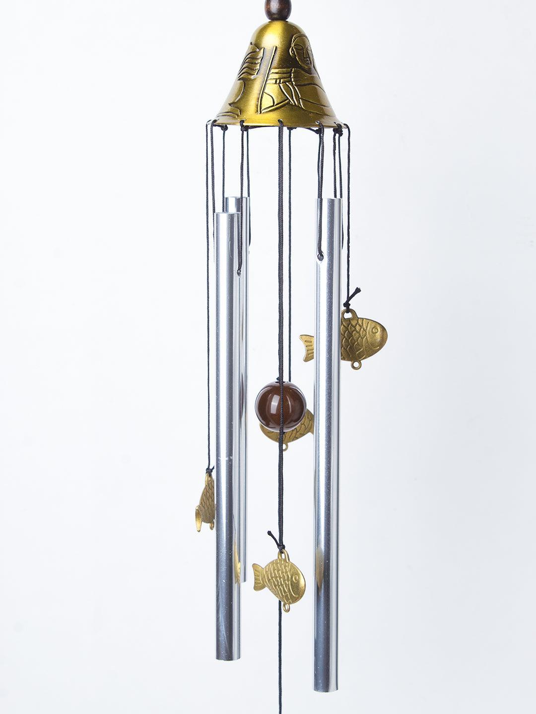 Unique Copper Decorative Wind Chime For Home - 7 X 7 X 53.5 Cm - 3