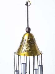 Unique Copper Decorative Wind Chime For Home - 7 X 7 X 53.5 Cm - 4